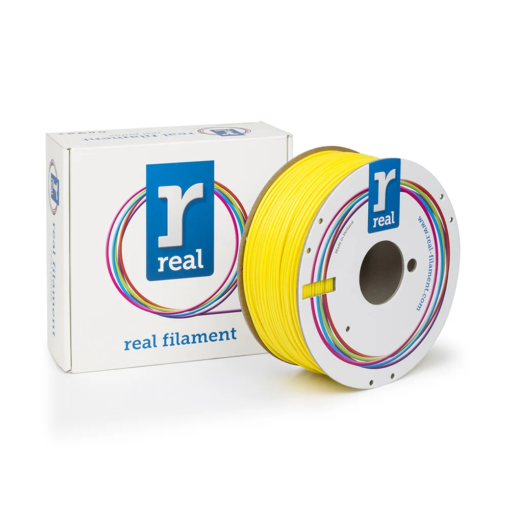 Φωτογραφία προϊόντος: REAL FILAMENTS REAL ABS 3D Printer Filament - Yellow - spool of 1Kg - 2.85mm (REALABSYELLOW1000MM3)