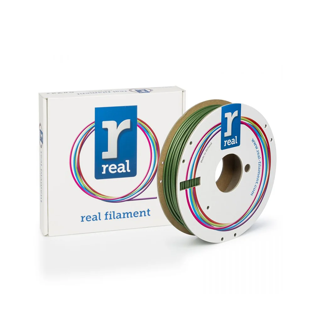 Φωτογραφία προϊόντος: REAL FILAMENTS REAL PLA 3D Printer Filament - Sparkle Garnet Green - spool of 0.5Kg - 2.85mm (REALPLASPRKGARNET500MM285)