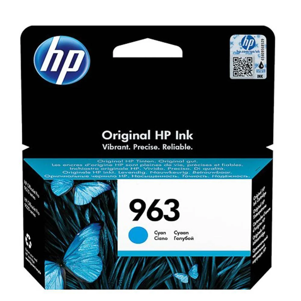 Φωτογραφία προϊόντος: HEWLETT PACKARD HP Μελάνι Inkjet No.963 Cyan (3JA23AE) (HP3JA23AE)