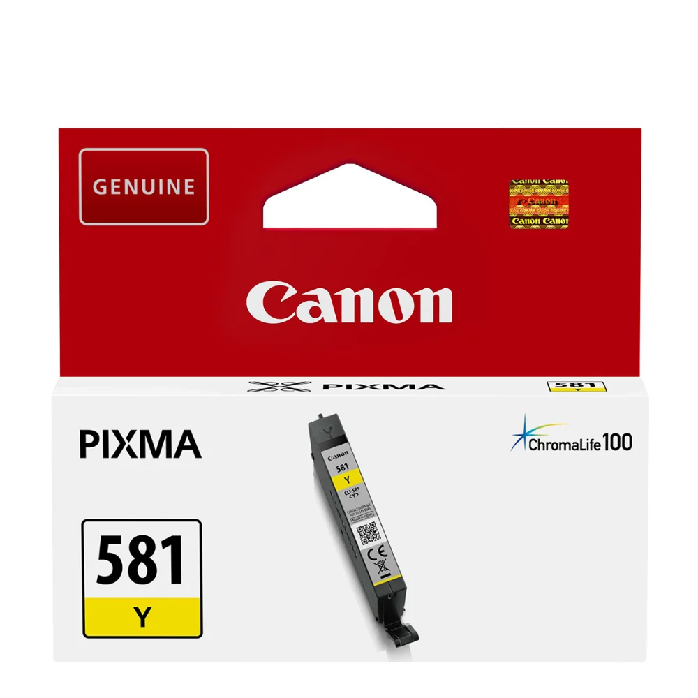 Φωτογραφία προϊόντος: Canon Μελάνι Inkjet CLI-581 Yellow (2105C001) (CANCLI-581Y)