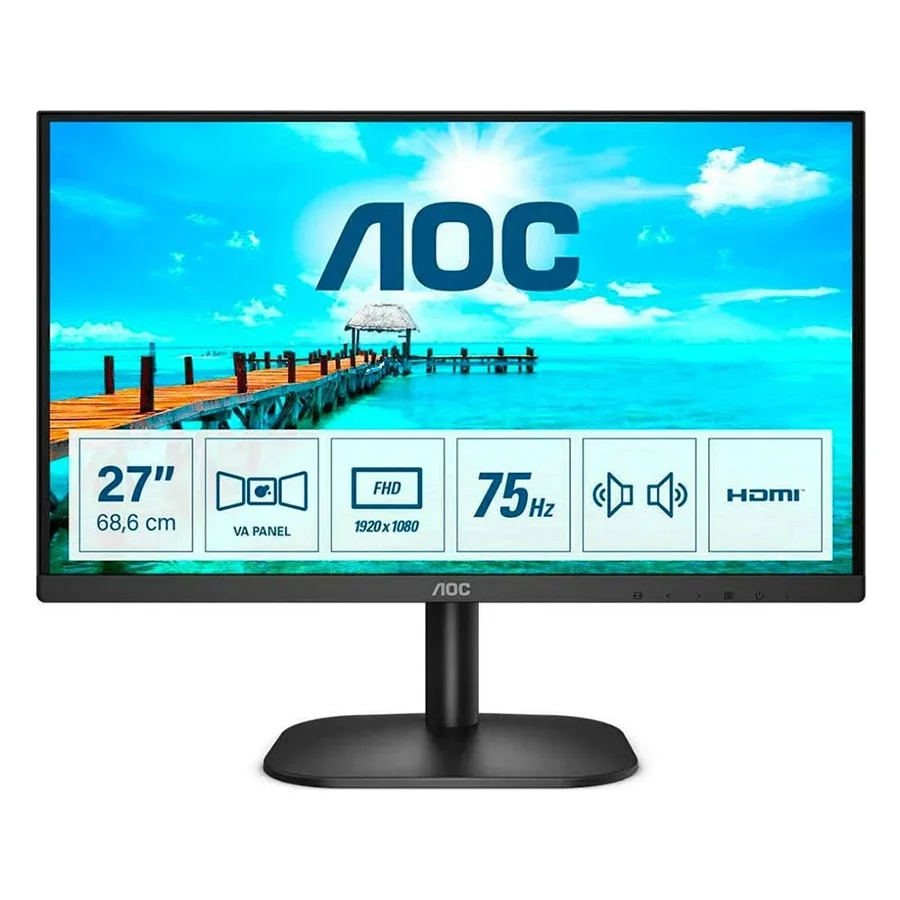 Φωτογραφία προϊόντος: AOC MONITORS AOC 27B2DM FHD VA Monitor 27' (27B2DM) (AOC27B2DM)