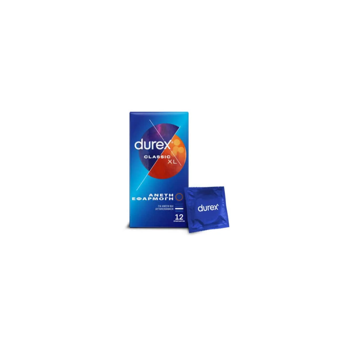 Φωτογραφία προϊόντος: Medipharmacy Durex Προφυλακτικά Classic XL 12 τμχ