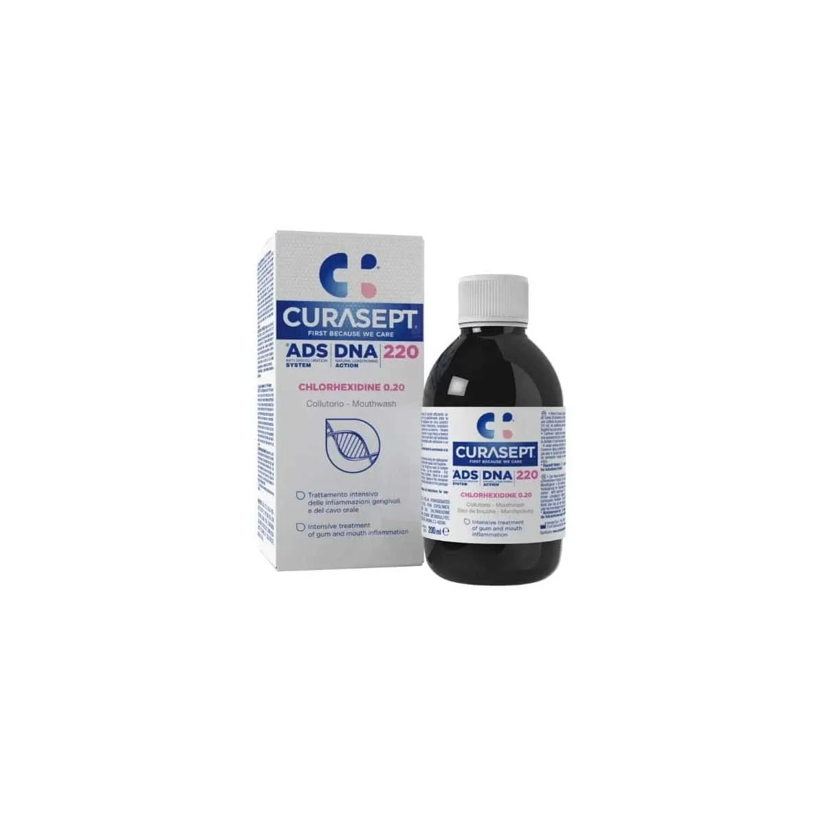 Φωτογραφία προϊόντος: Medipharmacy Curasept Ads-Dna 220 0.20% Στοματικό Διάλυμα 200 ml