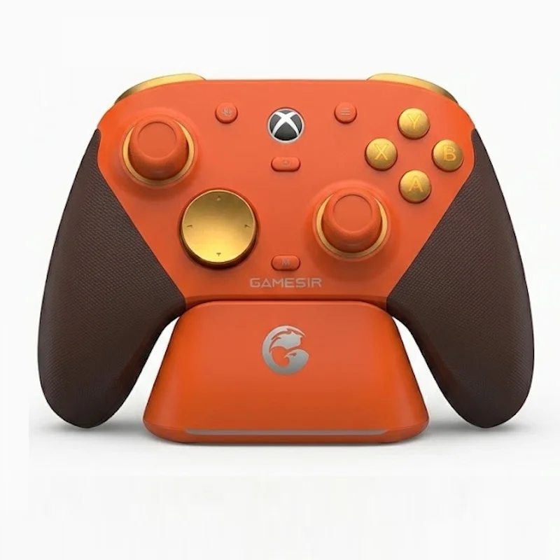 Φωτογραφία προϊόντος: GameSir G7 Pro Gamepad Τριπλής Σύνδεσης (Wired/2.4GHz/Bluetooth) με Hall Effect & Gyro για Xbox / PC / Android – Amber Flame