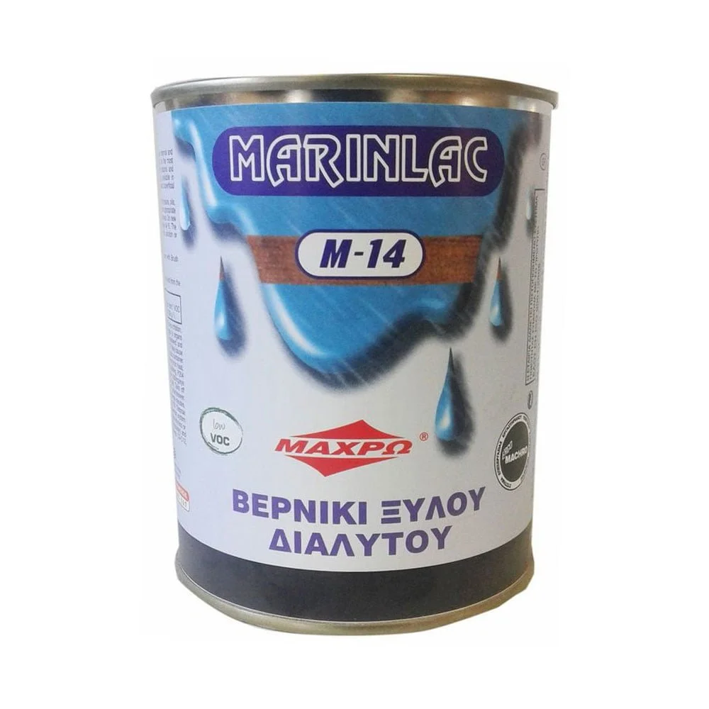 Φωτογραφία προϊόντος: Μαχρω Μαχρώ Marinlac Μ-14 Βερνίκι Ξύλου Διαλυτού Ματ 750ml - 2759