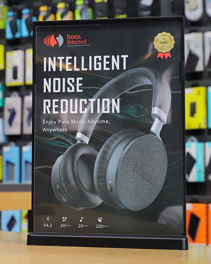 Φωτογραφία προϊόντος: Stand Hoco S3 Επιτραπέζιο Nature Sound Active Noise Control Wireless Headphones για Ακουστικά (220x3