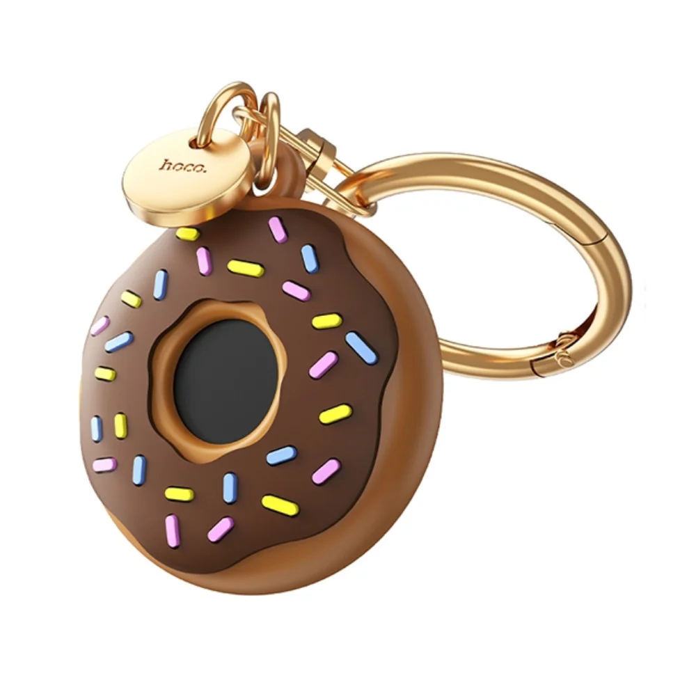 Φωτογραφία προϊόντος: Gps Tracker Hoco DI78 με Θήκη Μπρελόκ Donut Μόνο για iOS Συμβατό με Apple Find My Network