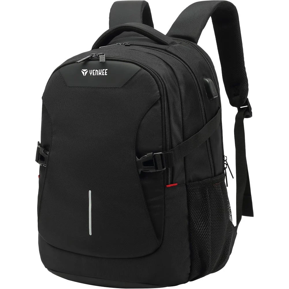 Φωτογραφία προϊόντος: Τσάντα Yenkee YBB 1502 15.6" 20L με 3 Θήκες Αποθήκευσης και Θύρα για Powerbank (46x31x17 cm) Μαύρη