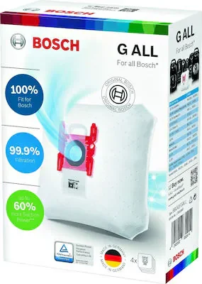 Φωτογραφία προϊόντος: Bosch BBZ41FGALL Σακούλες για Ηλεκτρικές Σκούπες Bosch Τύπου G Bosch-Siemens