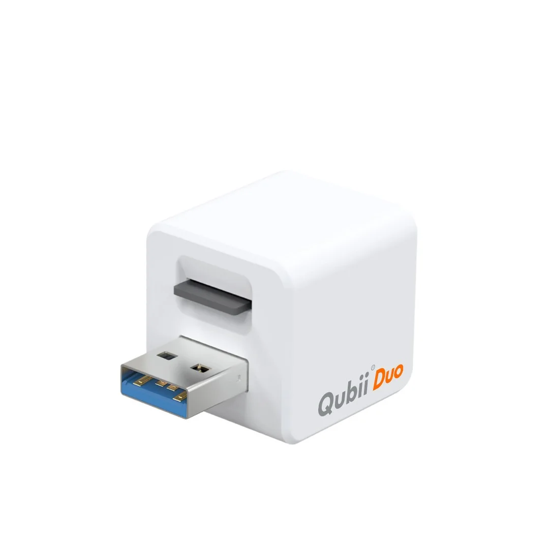 Φωτογραφία προϊόντος: Auto-Backup Αντάπτορας Qubii Duo USB Συμβατό με Android και iOS για Αρχεία, Επαφές και Social Media
