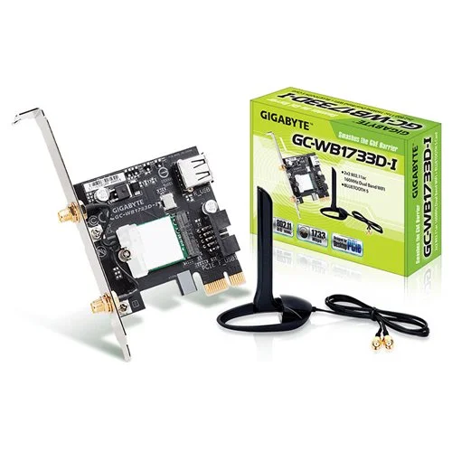 Φωτογραφία προϊόντος: GIGABYTE Wireless PCIe WIFI GC-WB1733D-I ,1733Mbps + BLUETOOTH 5