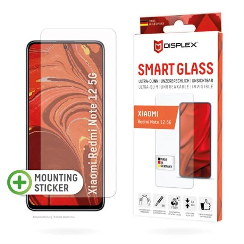 Φωτογραφία προϊόντος: Displex Smart Glass 2D Tempered Glass για Xiaomi Redmi Note 12 5G