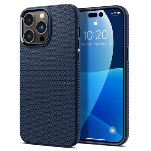 Φωτογραφία προϊόντος: Θήκη Σιλικόνης Spigen Liquid Air iPhone 14 Pro Blue