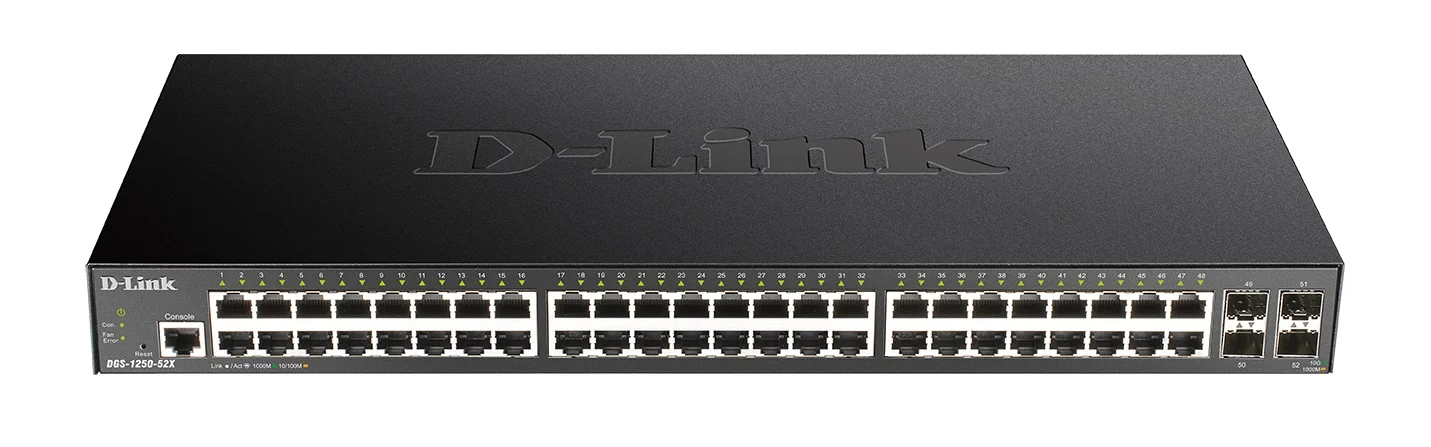 Φωτογραφία προϊόντος: D-LINK Switch DGS-1250-52X 48 Gbit Port 10G SFP+