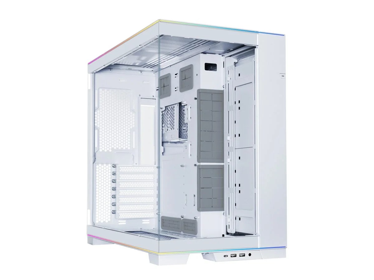 Φωτογραφία προϊόντος: Lian Li O11D EVO RGB White - White EATX(under 280mm)/ATX Columnless Tower PC Case
