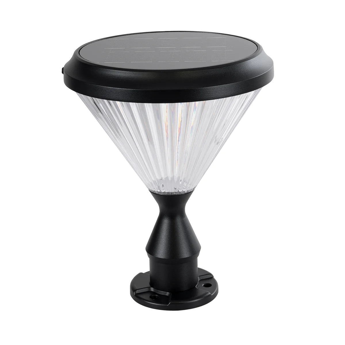 Φωτογραφία προϊόντος: GLOBOSTAR® SHARP 90533 Φωτιστικό Κολωνάκι Κήπου LED 10W 500lm 120° DC 5V με Ενσωματωμένο Φωτοβολταϊκό Panel 6V 2W & Επαναφορτιζόμενη Μπαταρία Li-ion 3.2V 8000mAh με Αισθητήρα Ημέρα