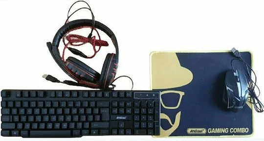Φωτογραφία προϊόντος: ΣΕΤ ΓΙΑ GAMING LED RGB ANDOWL Q-JP004