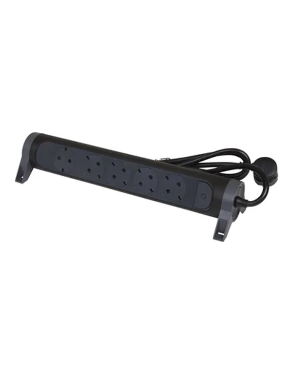 Φωτογραφία προϊόντος: Legrand SurgeArrest 5 Outlets 1.5m Cable Black/Grey Rotating
