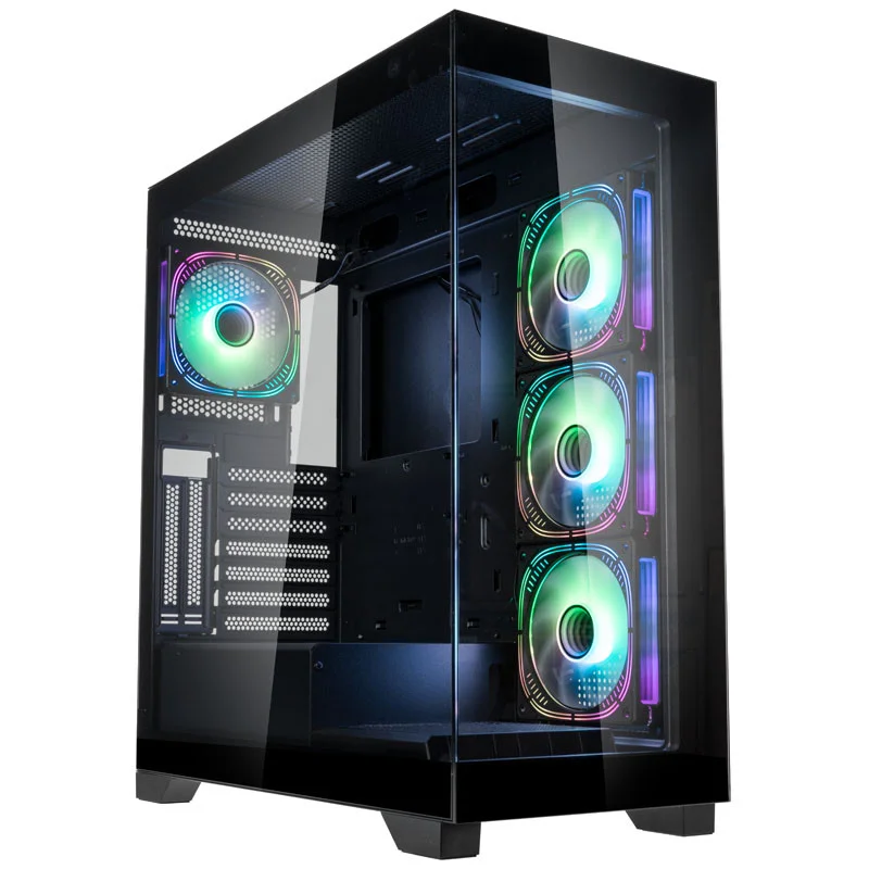 Φωτογραφία προϊόντος: Pro GamersWare Kolink Unity Peak ARGB Midi Tower Showcase - Black ATX 400mm clearance with 4 ARGB Fans