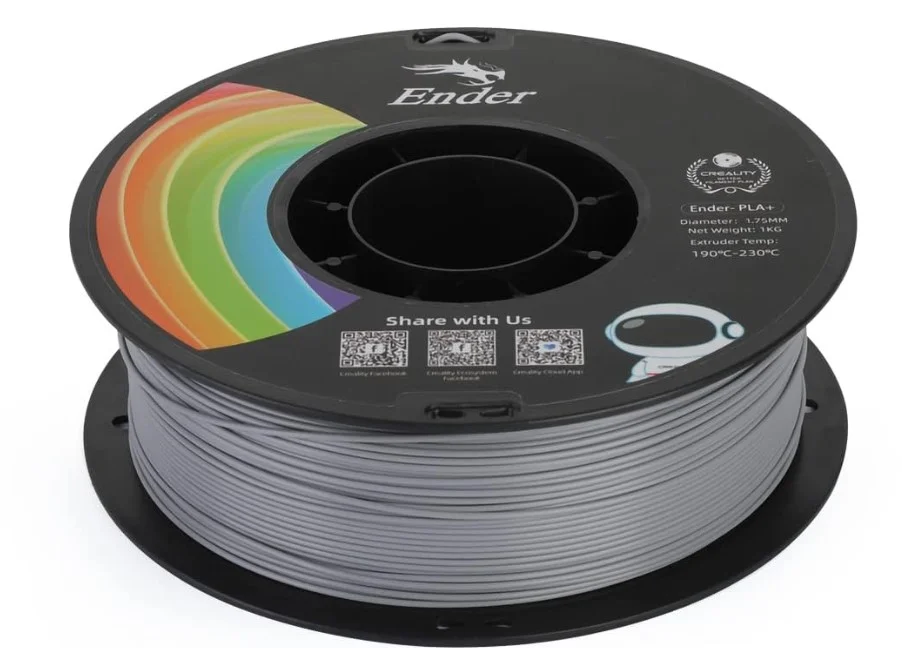 Φωτογραφία προϊόντος: CREALITY EN-PLA+ Grey Ender 3D Printer Filament Strength 34MPA Bend 77MPa 1 kg 1.75 -3301010308 gray