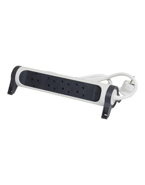 Φωτογραφία προϊόντος: Legrand SurgeArrest 4 Outlets 3m Cable White/Grey Rotating
