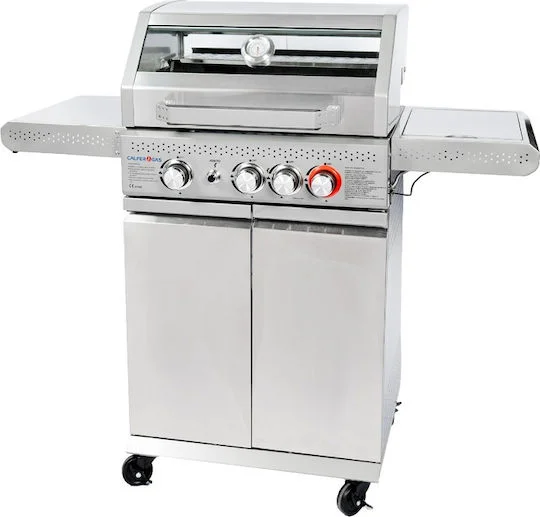 Φωτογραφία προϊόντος: ΨΗΣΤΑΡΙΑ BBQ ΥΓΡΑΕΡΙΟΥ 3+1 INOX 12.5Kw CALFER BBQ-031