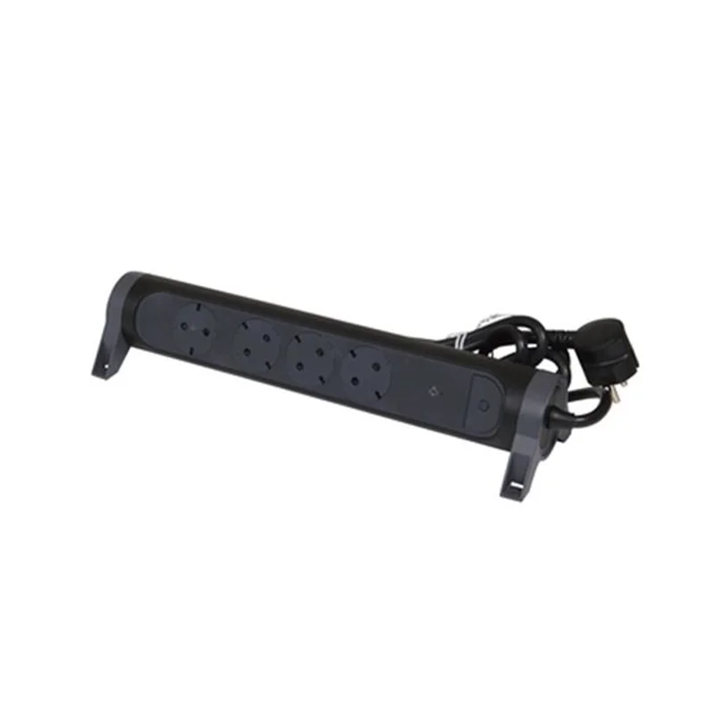 Φωτογραφία προϊόντος: Legrand SurgeArrest 4 Outlets 1.5m Cable SPD Black/Grey Rotating