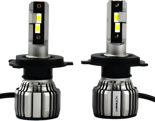 Φωτογραφία προϊόντος: H4 LED 12V 60W 16000LM 6500K IP68 A500 N71 NOVSIGHT 2 X 30W 2 έτη εγγύηση