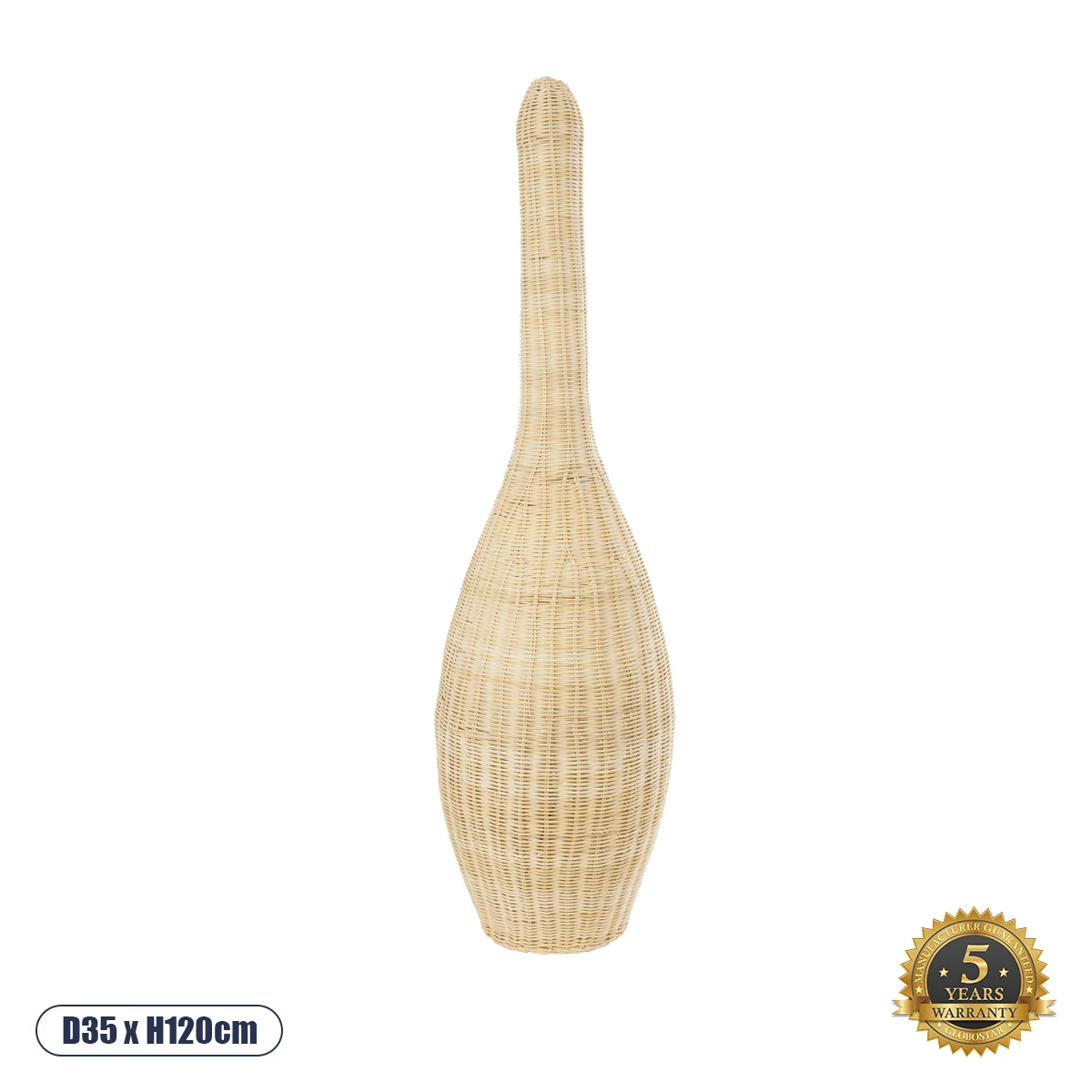 Φωτογραφία προϊόντος: GLOBOSTAR® PARADIS 01844 Boho Επιδαπέδιο Φωτιστικό με Ντουί 1 x E27 AC 220-240V IP20 - Μπεζ - Μ35 x Π35 x Υ120cm