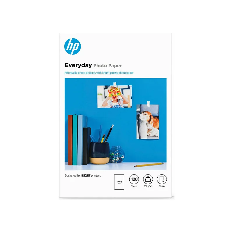 Φωτογραφία προϊόντος: HP Everyday Φωτογραφικό Χαρτί A6 Glossy 100-Sheets 200g (CR757A)