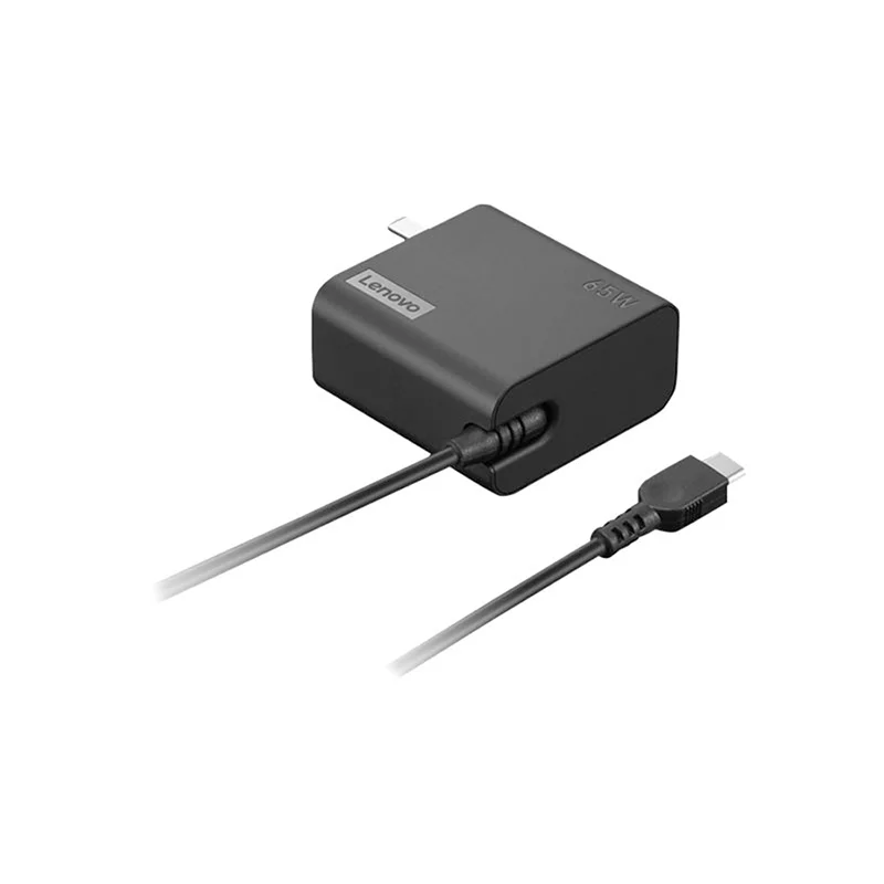 Φωτογραφία προϊόντος: Lenovo 65W USB-C Wall Adapter Black - EU Pin (4X21L54610)