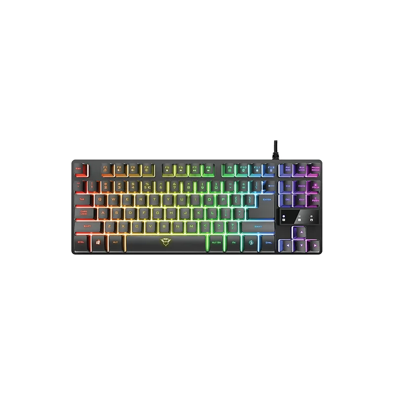 Φωτογραφία προϊόντος: Trust GXT 833 THADO Gaming Πληκτρολόγιο Tenkeyless RGB Black (US Layout) (23698)