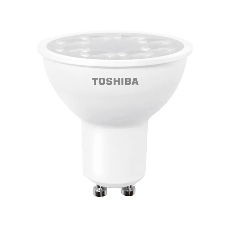 Φωτογραφία προϊόντος: Toshiba Λάμπα LED για Ντουί GU10 Spot 4000K 345Lm 4W Φυσικό Λευκό (DELS-GU44004T8AE21)