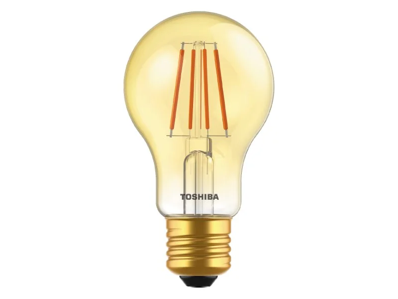 Φωτογραφία προϊόντος: TOSHIBA LED FILAMENT AMBER A60 E27 4.5W 2200K DIMMABLE