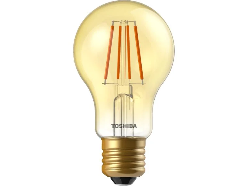 Φωτογραφία προϊόντος: TOSHIBA LED FILAMENT AMBER A60 E27 4.5W 2200K