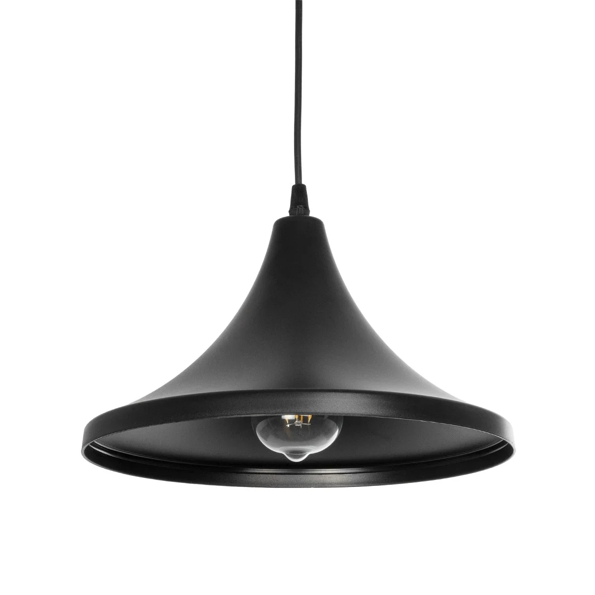 Φωτογραφία προϊόντος: GLOBOSTAR® BELFRY 203-0078 Μοντέρνο Κρεμαστό Φωτιστικό Οροφής με Ντουί 1 x E27 AC 220-240V IP20 - Μαύρο - Μ29.5 x Π29.5 x Υ21cm