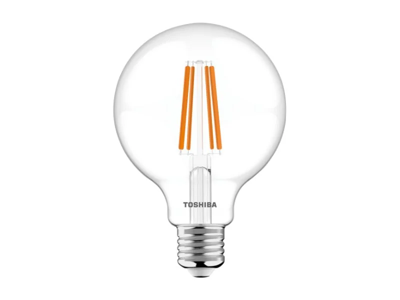 Φωτογραφία προϊόντος: TOSHIBA LED FILAMENT G95 E27 9W 2700K DIMMABLE