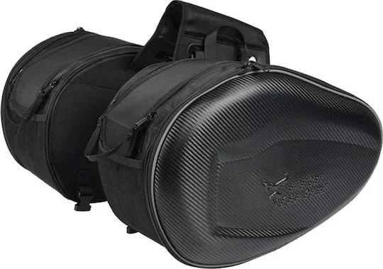 Φωτογραφία προϊόντος: MotoCentric Saddle Bag Carbon Σετ Σαμάρια Μοτοσυκλέτας 58lt 11-MC -0096 Μαύρο