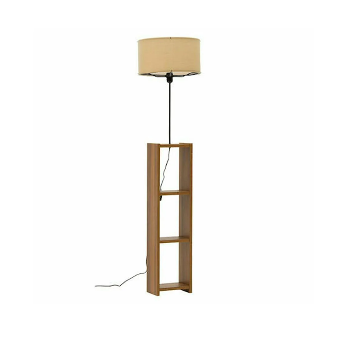 Φωτογραφία προϊόντος: GLOBOSTAR® WOODO 204-0050 Μοντέρνο Επιδαπέδιο Φωτιστικό με Ντουί 1 x E27 AC 220-240V IP20 - Καφέ & Μπεζ - Μ38 x Π38 x Υ150cm