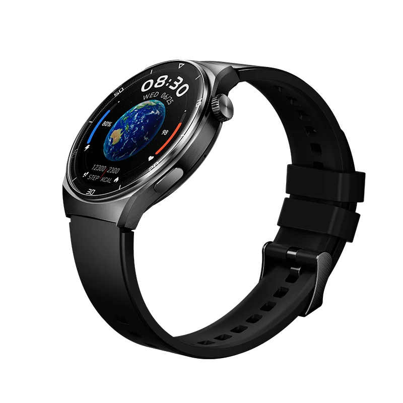 Φωτογραφία προϊόντος: QCY Watch GT2 1,43" HD Smartwatch με Παλμογράφο (Smoky Black)