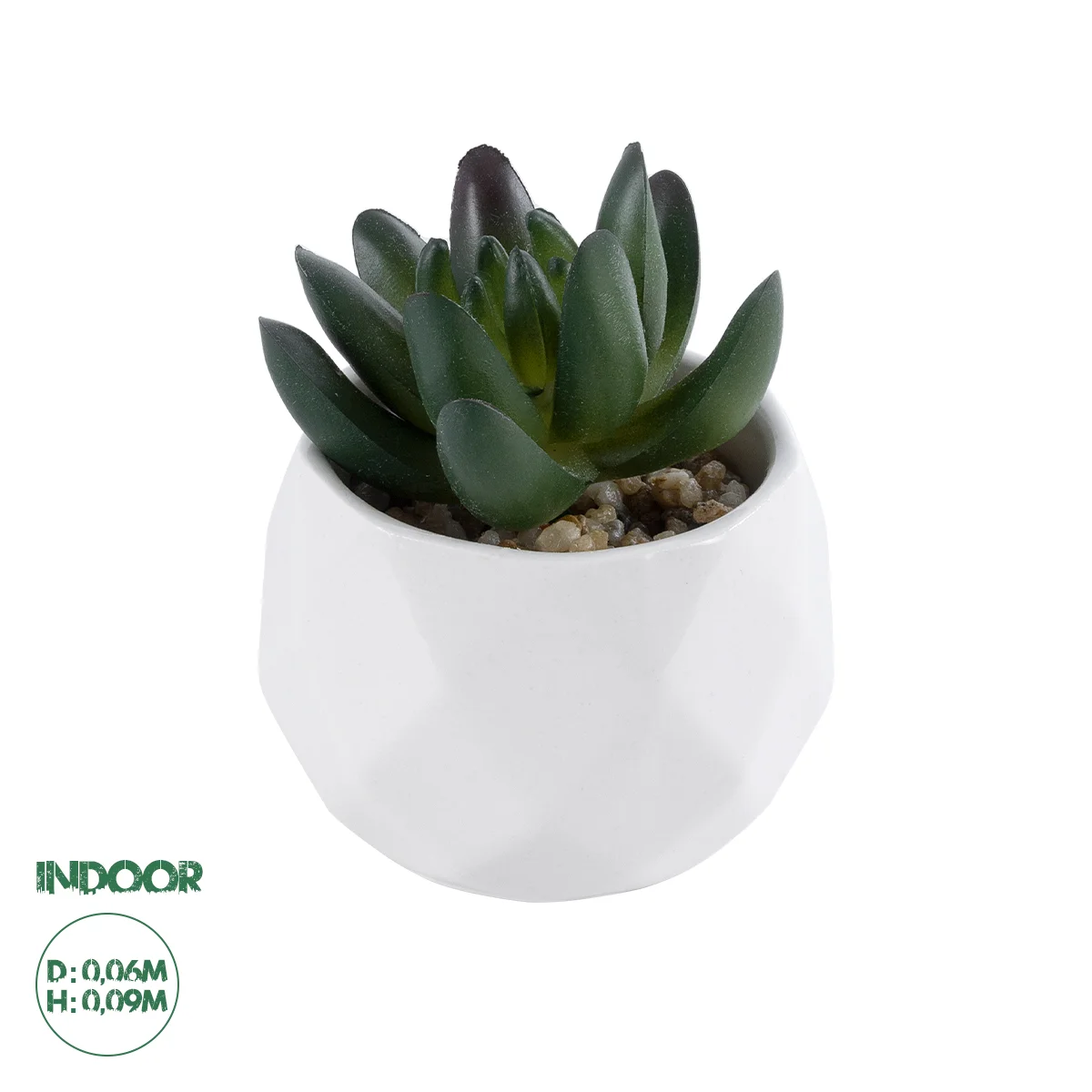 Φωτογραφία προϊόντος: GloboStar® Artificial Garden SUCCULENT CRASSULA 20979 Διακοσμητικό Φυτό Παχύφυτο Κράσουλα Υ9cm