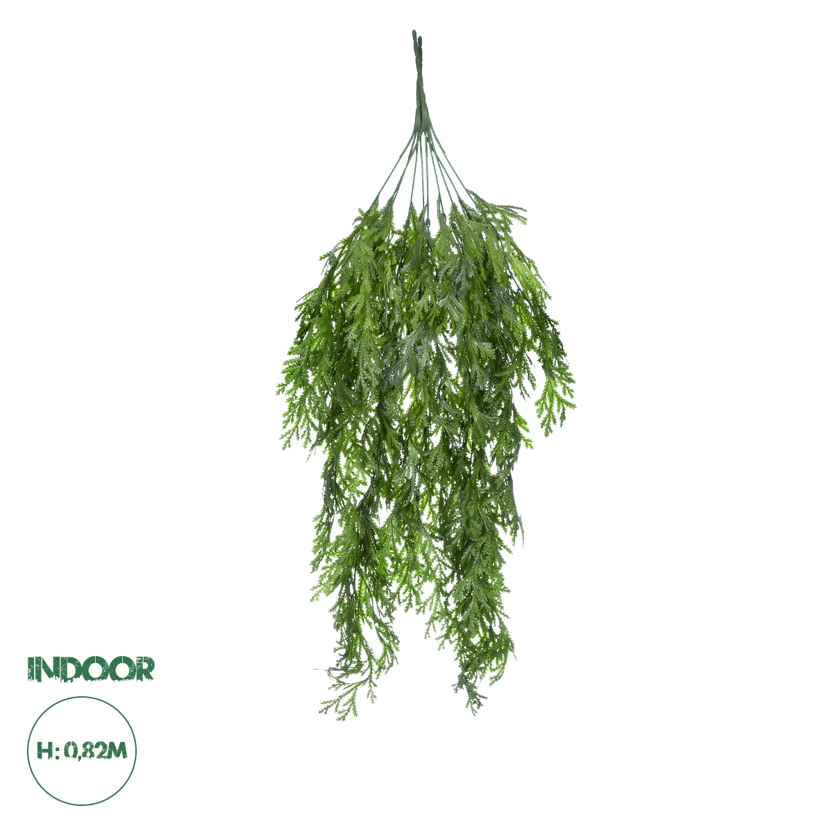 Φωτογραφία προϊόντος: GloboStar® Artificial Garden THUJA HANGING BRANCH 20616 Τεχνητό Κρεμαστό Διακοσμητικό Κρεμαστό κλαδί Τούγιας Y82cm Σετ 2 τεμαχίων