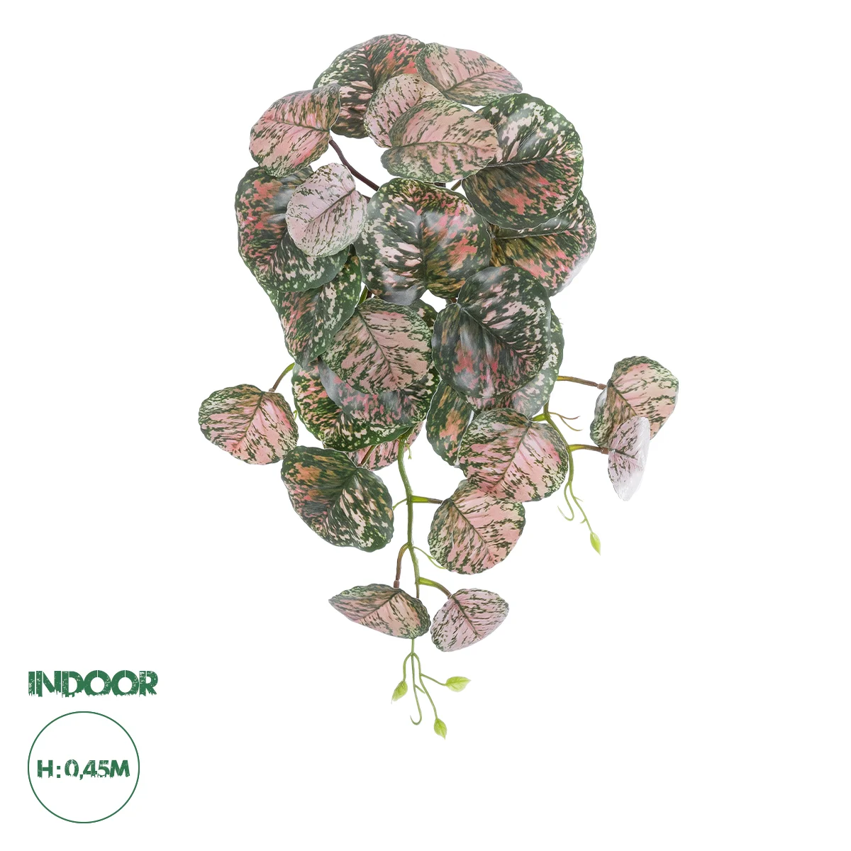 Φωτογραφία προϊόντος: GloboStar® Artificial Garden POLKA HANGING PLANT 20612 Τεχνητό Διακοσμητικό Κρεμαστό Φυτό Πόλκα Υ45cm