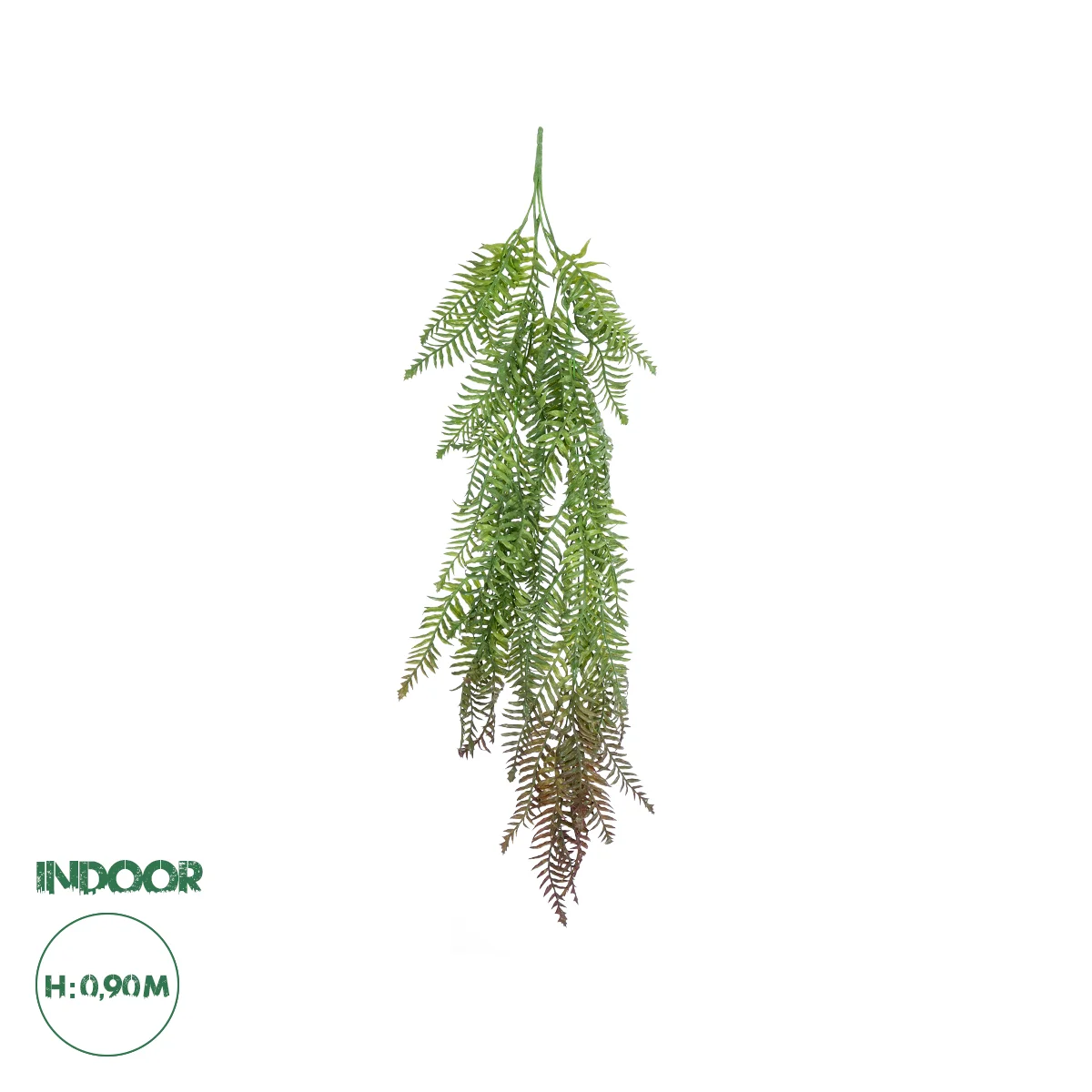 Φωτογραφία προϊόντος: GloboStar® Artificial Garden HANGING FERN 20862 Τεχνητό Διακοσμητικό Κρεμαστό Φυτό Φτέρη Μ28 x Π15 x Υ90cm