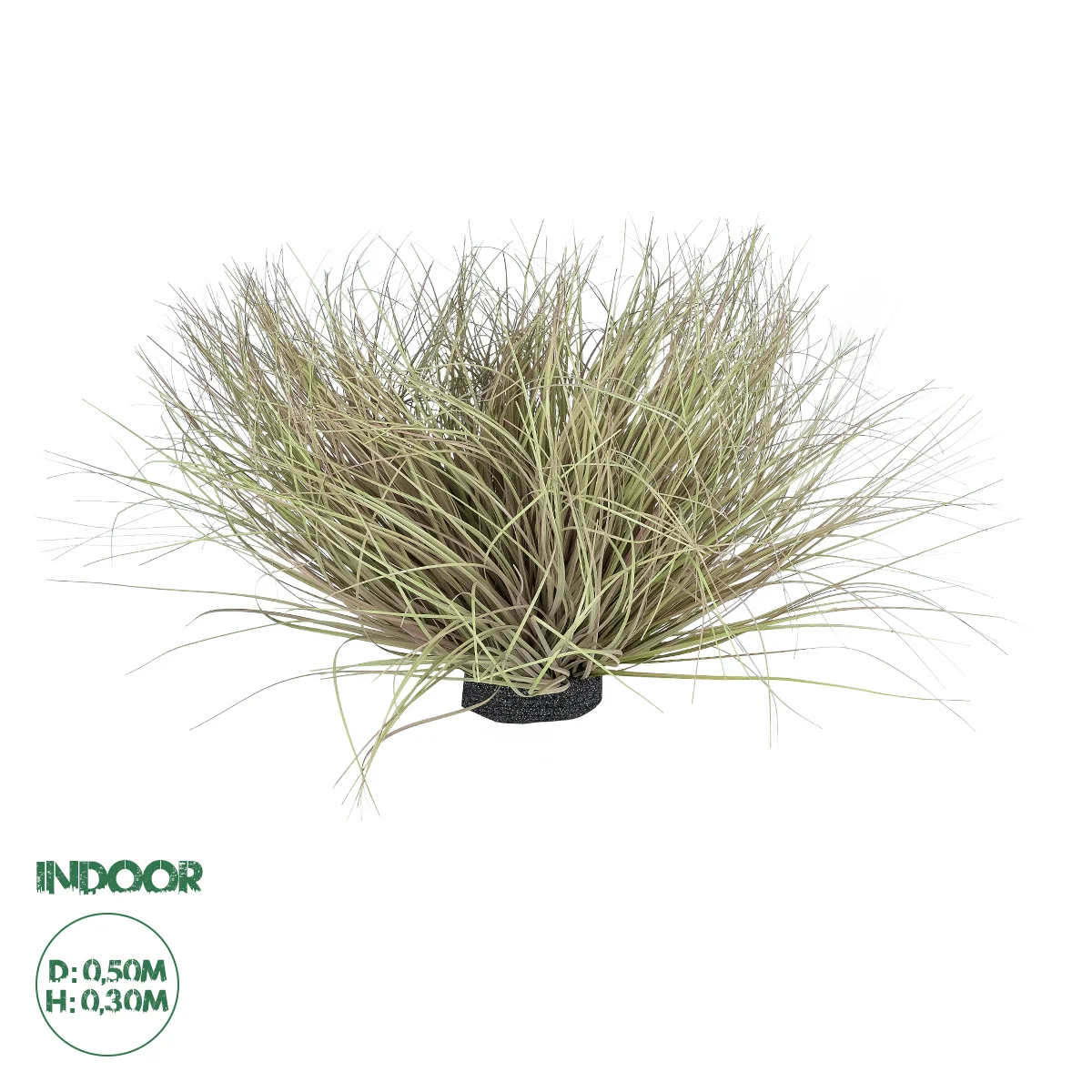Φωτογραφία προϊόντος: GloboStar® Artificial Garden GRASS BUSH PLANT 21167 Τεχνητό Διακοσμητικό Φυτό Θάμνος Grass Π50cm Y30cm