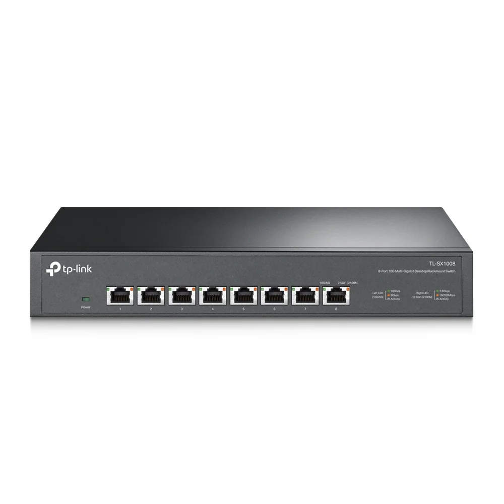 Φωτογραφία προϊόντος: TP-LINK Switch TL-SX1008, 8x10GE Rackmount Metal 13''