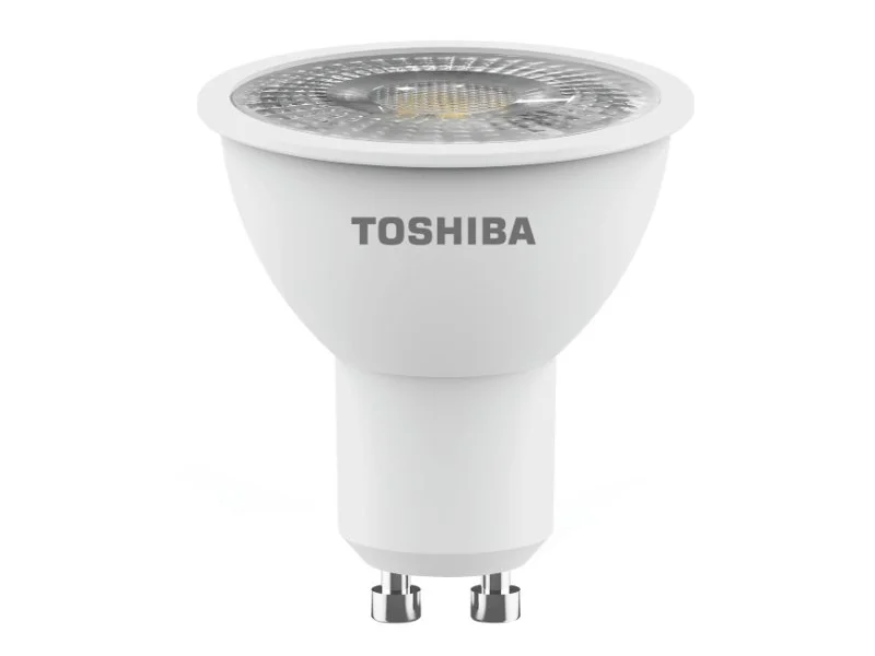 Φωτογραφία προϊόντος: Toshiba Λάμπα LED 4W για Ντουί GU10 Ψυχρό Λευκό 6500K (DELS-GUC4004T8AE21)