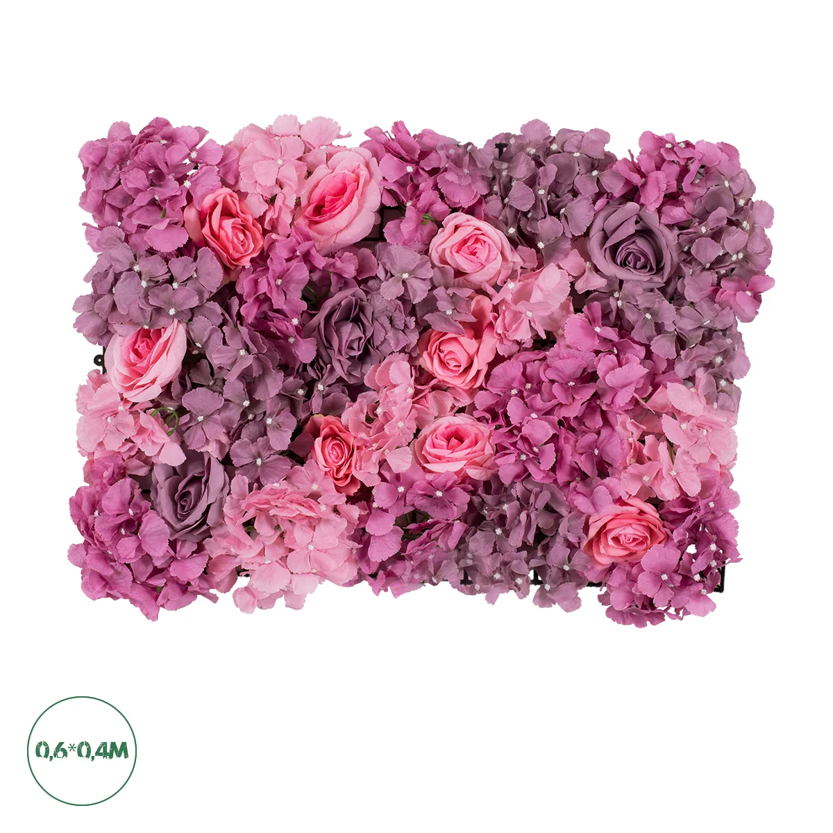 Φωτογραφία προϊόντος: GloboStar® Artificial Garden ROSES STORY PURPLE 78336 Τεχνητό Διακοσμητικό Πάνελ Λουλουδιών - Κάθετος Κήπος σύνθεση Αμβροσία Μ60 x Π40 x Υ6cm