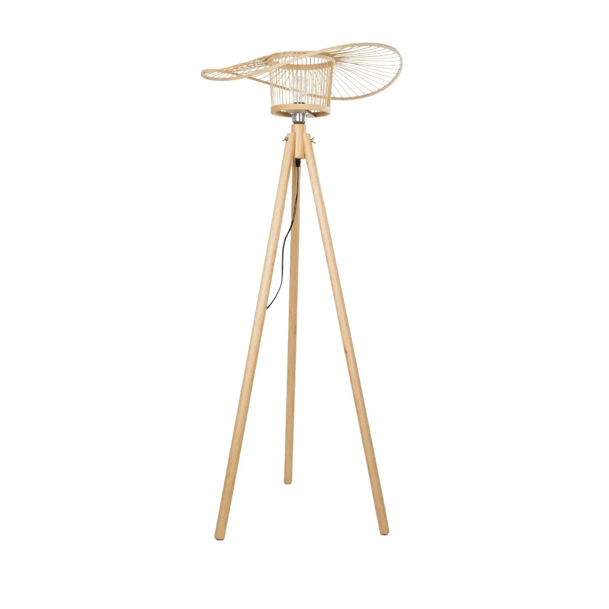 Φωτογραφία προϊόντος: GLOBOSTAR® POPPY 01987 Boho Επιδαπέδιο Φωτιστικό με Ντουί 1 x E27 AC 220-240V IP20 - Μπεζ - Μ58 x Π58 x Υ138cm