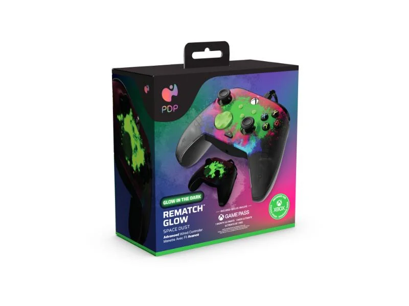 Φωτογραφία προϊόντος: PDP Wired Rematch Ctrl for Xbox Series X - Space Dust Glow in the Dark
